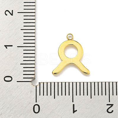 Real 18K Gold Plated PVD Vacuum Plating 304 Stainless Steel Pendants STAS-L278-002G-02-1