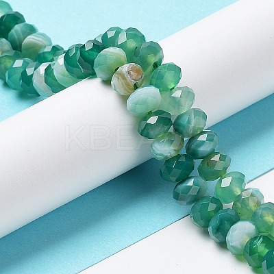 Natural Banded Agate/Striped Agate Beads Strands G-E605-A02-02C-1