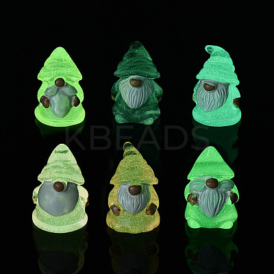 Luminous Resin Dwarfs Display Decorations RESI-T026-05M-1