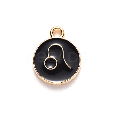 Alloy Enamel Pendants LS-ENAM-S124-01A-08G-1