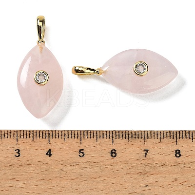 Natural Rose Quartz Pendants GG-CBA1AE1-02G-04-1