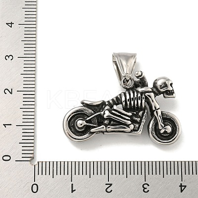 316 Surgical Stainless Steel Pendants STAS-E212-144AS-1