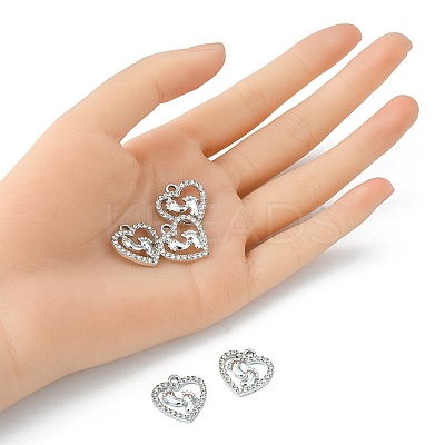 Alloy Rhinestone Pendants ALRI-YW0001-03-1