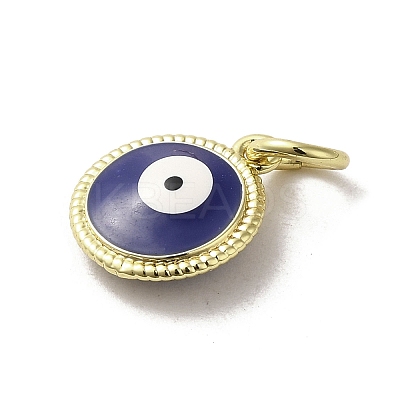 Brass Enamel Charms KK-E092-14G-08-1