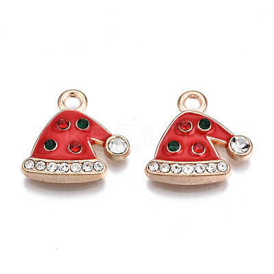Alloy Enamel Pendants ENAM-Q442-035-RS-1