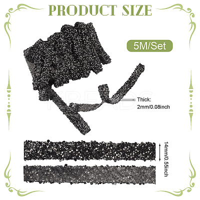 5M Glitter Resin Hotfix Rhinestone DIY-TA0011-25B-1