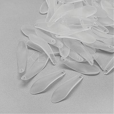 Transparent Acrylic Pendants FACR-S024-SB518-1