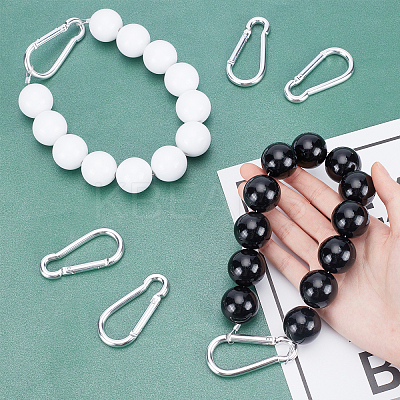6Pcs 2 Style PVC Flagpole Retainer Ring Beaded Keep Flag FIND-AR0001-29-1