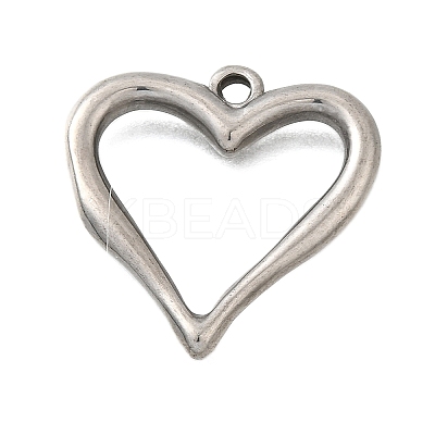 304 Stainless Steel Pendants STAS-Q362-05B-P-1