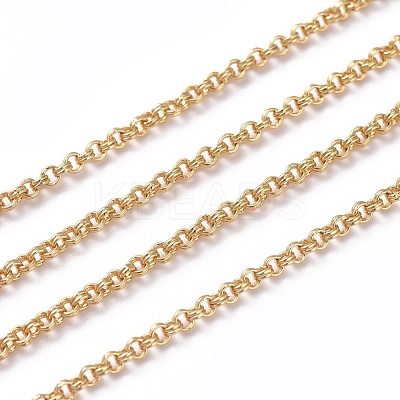 3.28 Feet Soldered Brass Rolo Chains X-CHC-G005-22G-1