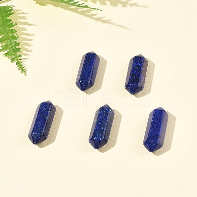5Pcs Natural Lapis Lazuli Healing Stones G-FS0005-83B-1