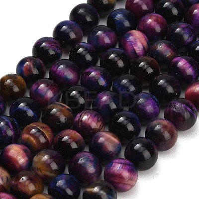 Natural Tiger Eye Beads Strands G-F591-18-12mm-10-1