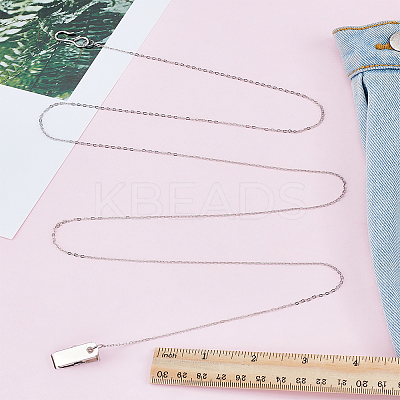 Brass Chain Zipper Helpers HJEW-LP00027-1