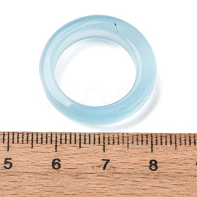 Cat Eye Finger Rings RJEW-G363-01B-15-1