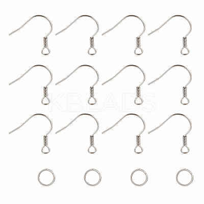 316 Surgical Stainless Steel Earring Hooks STAS-UN0003-33P-1