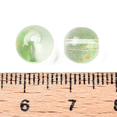 Frosted Baking Paint Glass Beads X1-DGLA-N005-8mm-08-1