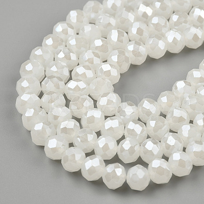 Electroplate Glass Beads Strands EGLA-A034-J2mm-A01-1
