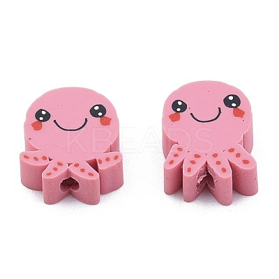 Handmade Polymer Clay Beads X-CLAY-C001-09-1