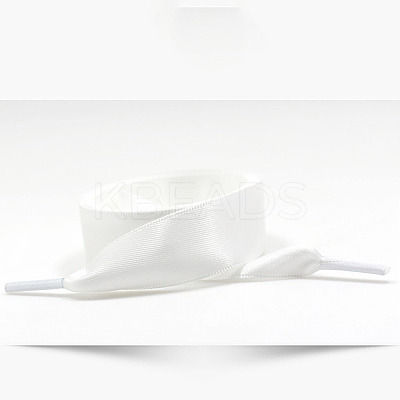 Flat Polyester Shoelaces AJEW-H155-04K-1
