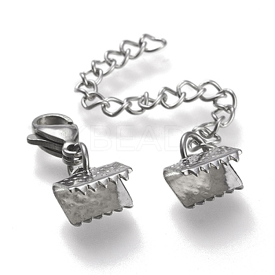 Tarnish Resistant 304 Stainless Steel Curb Chain Extender LS-STAS-K195-25P-06-1