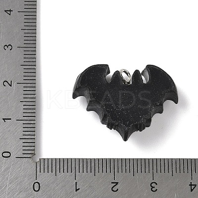 Halloween Themes Opaque Resin Pendants RESI-Z040-01P-04-1