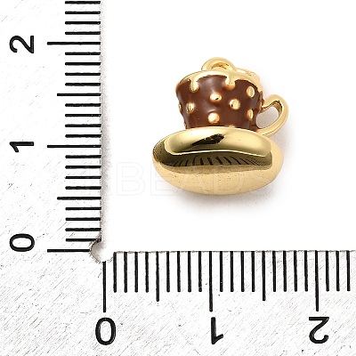 Brass Enamel Charms KK-A268-11G-01-1