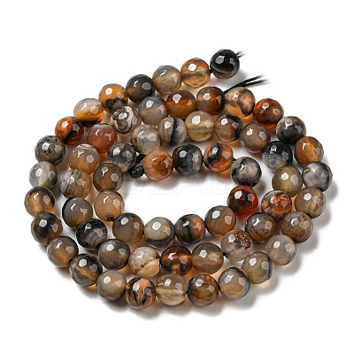 Natural Agate Beads Strands X-G-C082-A01-14-1