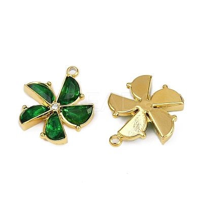 304 Stainless Steel Glass Pendants STAS-L290-25G-1