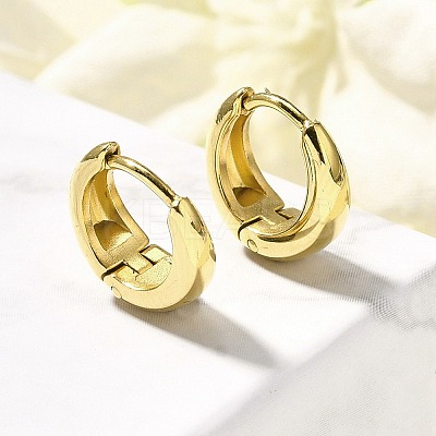 304 Stainless Steel Hoop Earrings for Women EJEW-C096-52G-1