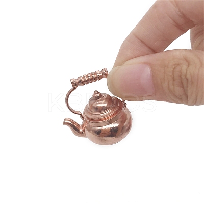 Alloy Miniature Teapot Ornaments LS-BOTT-PW0001-161-1