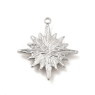 Non-Tarnish 304 Stainless Steel Pendant Rhinestone Settings STAS-I197-013P-1