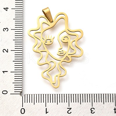 304 Stainless Steel Pendants STAS-Z119-11G-1