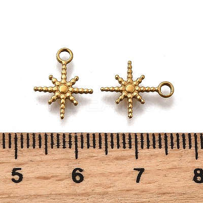 Ion Plating(IP) 304 Stainless Steel Charms STAS-F293-42G-1-1