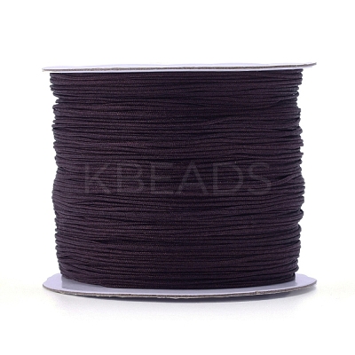 Nylon Braided Cord for Woven Jewelry Making Macrame Craft NWIR-D055-0.6mm-04-1