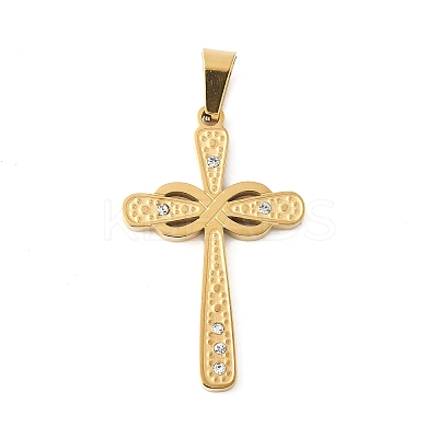 304 Stainless Steel Pendants STAS-R168-08G-1