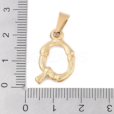 304 Stainless Steel Pendants STAS-F235-01G-Q-1