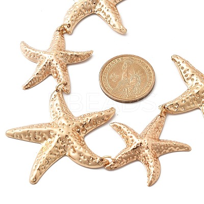 Alloy Starfish Chain Belts for Women LS-NJEW-B120-02-1