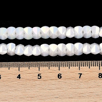 Electroplate Glass Beads Strands EGLA-B009-05A-12-1
