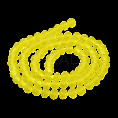 Transparent Glass Beads Strands X1-EGLA-A034-T4mm-MD29-1