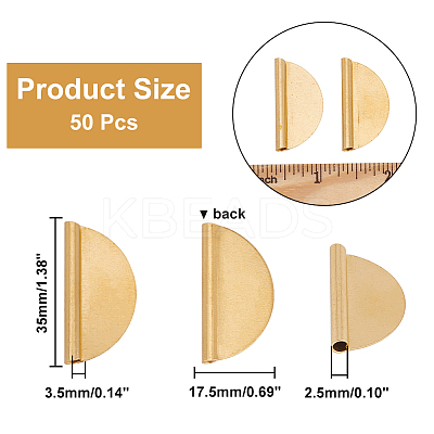 50Pcs Brass Pendants FIND-AR0003-61-1