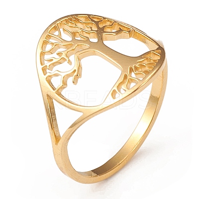 304 Stainless Steel Rings RJEW-P080-03G-1