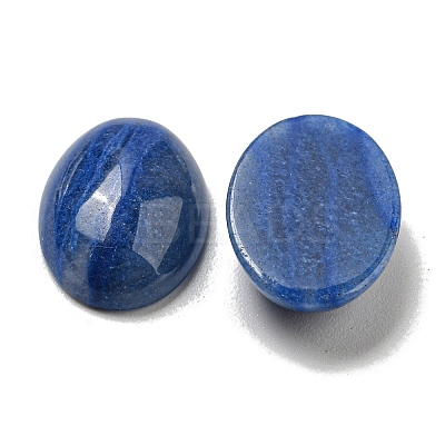 Dyed & Heated Natural Blue Aventurine Cabochons G-C115-01A-06-1