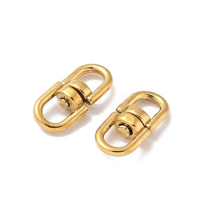 304 Stainless Steel Double Eye Swivel Clasps STAS-L300-011B-G-1