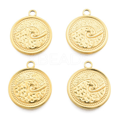 Ion Plating(IP) 201 Stainless Steel Pendants STAS-N098-248LG-1