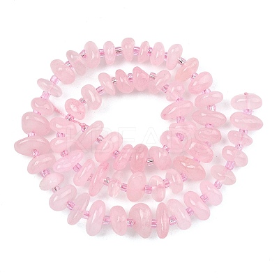 Natural Rose Quartz Beads Strands G-F821-B02-01-1