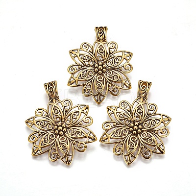 Tibetan Style Alloy Focal Pendants LS-GLF9727Y-1