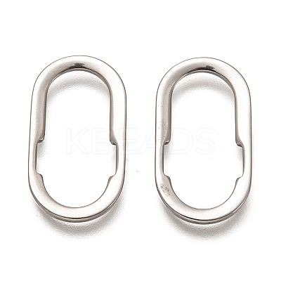 Non-Tarnish 201 Stainless Steel Linking Rings STAS-Z031-05P-1