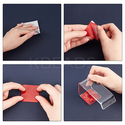 2Pcs Acrylic Headphone Holder Sets ODIS-WH0011-49-1