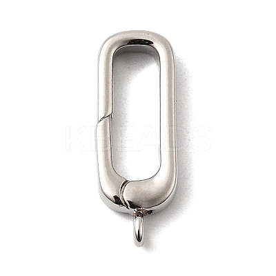 Brass Spring Gate Rings KK-I364-04P-03-1