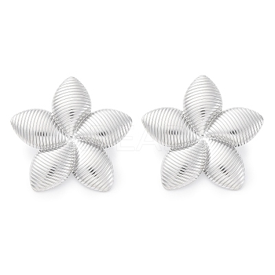 304 Stainless Steel Stud Earrings for Women EJEW-K306-19P-1